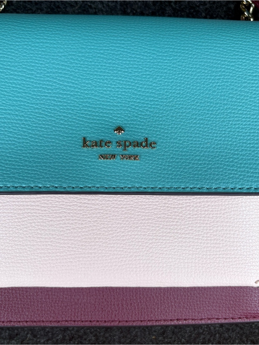 Kate Spade Remi Colorblock Flap Chain Crossbody Bag - EUC Pristine! - Picture 2 of 5